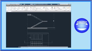 IMPOSTAZIONE PROGETTO SCALA A 2 RAMPE SEZIONE 207 [upl. by Itirp137]