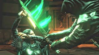 Shadow of War Blade of Galadriel DLC  Eltariel amp Talion Nazgul Meeting amp Fight [upl. by Acenom883]