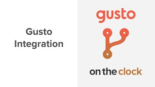 Gusto Integration with OnTheClock [upl. by Strage]