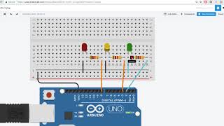 Arduino UNO Tutorial 2  Street Light Project Basic [upl. by Adnicaj905]