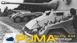 WWII Rare PUMA footage  SdKfz 2342  SdKfz 2343  SdKfz 2344 [upl. by Alletniuq]