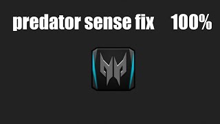 How to fix Predator sense [upl. by Klein186]