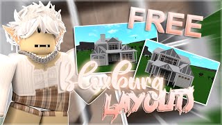 FREE Bloxburg House Layouts  BLOXBURG [upl. by Kimbell]