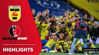 Samenvatting SC Cambuur  Helmond Sport 16042021 [upl. by Anival33]