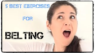 Freyas Singing Tips The 5 best exercises for BELTING [upl. by Ardell]