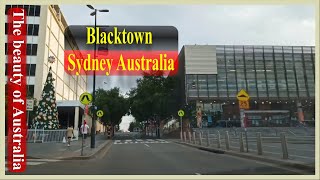 Blacktown Sydney Australia  Christmas eve  Evening Driving around Blacktown [upl. by Day919]