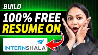 Internshala FREE Online Resume Maker For Freshers amp College Students [upl. by Aid]