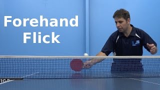 Forehand Flick  Table Tennis  PingSkills [upl. by Aitetel527]