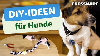 DIY für Hunde HalsbandAnhänger und Hundespielzeug selber basteln [upl. by Ernest164]