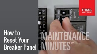 How to Reset Your Breaker Panel [upl. by Cora]