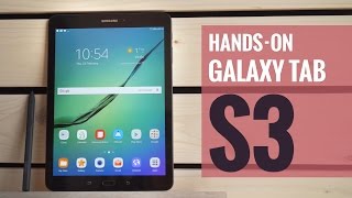 Samsung Galaxy Tab S3 handson [upl. by Prent]