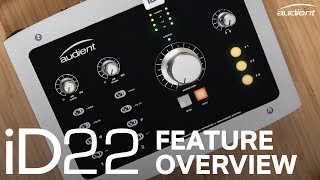 Audient iD22  Feature Roundup [upl. by Annaet]