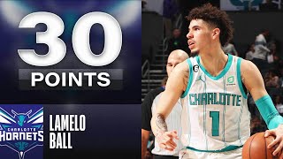 Lamelo Balls CLUTCH 30 Point Performance in Hornets W  February 13 2023 [upl. by Eniffit]