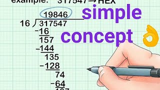 Hexadecimal division [upl. by Nyre]