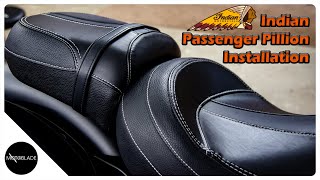 How to Install Indian Motorcycle Passenger Pillion [upl. by Richlad]