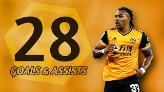 Adama Traoré  All Goals amp Assists for Wolves🐺⚡ [upl. by Sirhc]