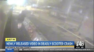 Video shows fatal scooter crash [upl. by Atiuqa]