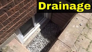 How To Add Drainage To A Window WellPreventing Leaks [upl. by Brookes]