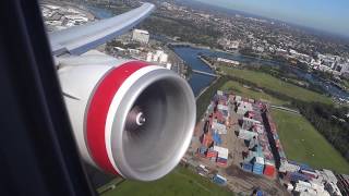 Virgin Australia 777300ER Takeoff Sydney [upl. by Anahcar]