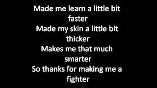 Christina Aguilera  Fighter Lyrics [upl. by Floyd]