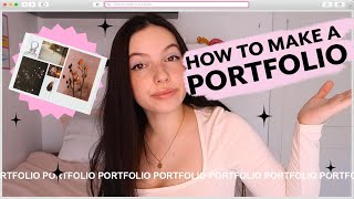 How To Put Together A Graphic Design Portfolio [upl. by Nebur]