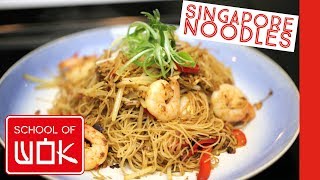 Delicious Singapore Noodles Stir Fry Recipe [upl. by Phelan]