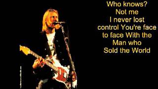 NIRVANA THE MAN WHO SOLD THE WORLD with lyrics [upl. by Pattison201]