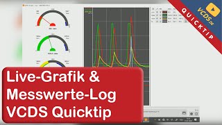 VCDS Quicktip LiveGrafik amp Messwerte Log [upl. by Adnolohs473]