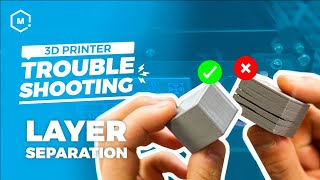 3D Printing Troubleshooting Guide Layer Separation [upl. by Kcirred398]