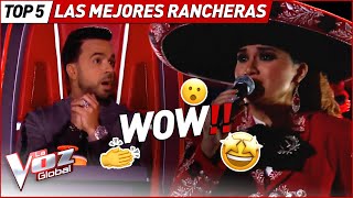 Las mejores actuaciones RANCHERAS en La Voz [upl. by Eckel]