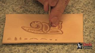 Basic Leather Carving [upl. by Ydnyc]