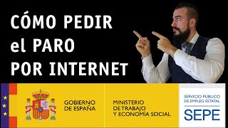 📳Como PEDIR el PARO por INTERNET 100 ONLINE📳 SIN CERTIFICADO 2 min🕐 TUTORIAL  UN TIO LEGLAL [upl. by Metts]