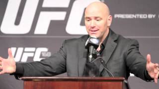 Chris Weidman and Dana White Comment on Anderson Silvas Horrific Injury UFC 168 [upl. by Norm870]