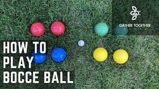 How To Play Bocce Ball Backyard Rules [upl. by Notneuq507]