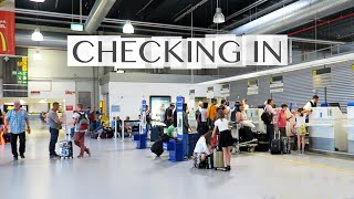 The BASICS of Checking In  Frankfurt Hahn Airport  Ryanair Video 1 of 2 [upl. by Atterahs]