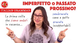 Imperfetto o passato prossimo  Let’s Clarify  Learn Italian Grammar [upl. by Grange418]