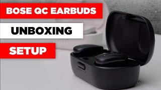 Bose Quiet Comfort Earbuds  How To Setup [upl. by Hardman]