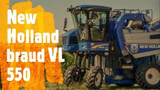 Vendangeuse New Holland Braud VL 550 [upl. by Ttirrej956]