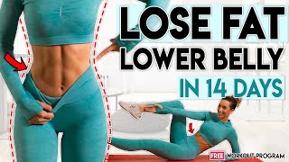 LOSE LOWER ABS FAT in 14 Days  5 minute Home Workout Program [upl. by Iffar]