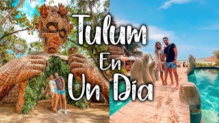 TULUM EN UN DÍA 2022 🌴 Como visitar TULUM en 1 día  Cenote Calavera Zona Hotelera Vagalume Tulum [upl. by Ahsem347]