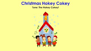 Christmas Hokey Cokey Nativity Song With Lyrics  VYM [upl. by Analos]