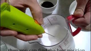 How To Make Latte Art with Mini Milk Frother [upl. by High]