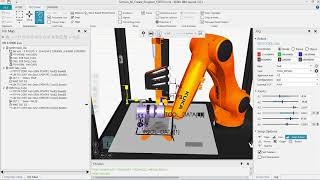 KUKA SimPro 30  Robot program Gripping Principle [upl. by Airtemed]