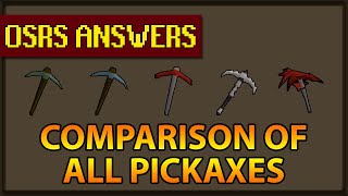 OSRS Answers  Whats the difference between Pickaxes [upl. by Haman438]