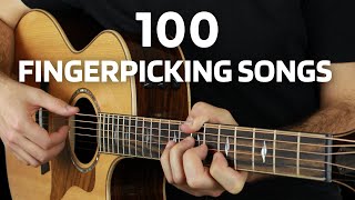 100 Fingerpicking Songs  Zero to Hero [upl. by Adyl]