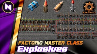 EXPLOSIVES HUB for Spidertron Artillery Tanks amp Cliffs  Factorio TutorialGuideHowto [upl. by Arekahs]