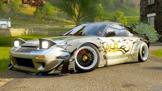 Nissan 240sx Drift Build Forza Horizon 4 [upl. by Ralyks791]