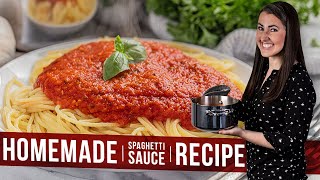 Homemade Spaghetti Sauce Recipe [upl. by Ellehcit533]