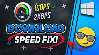 Fix Windows 10 Slow Download Speed 2025 Tutorial [upl. by Robers]