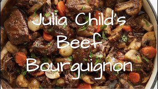 Julia Child Beef Bourguignon Recipe Simplified [upl. by Marcelle]